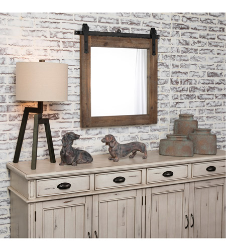Crestview Collection CVTMR1669 Barn House 31 X 31 inch Wall Mirror 