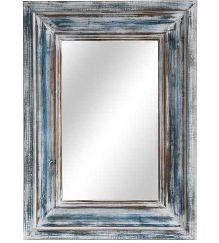 Crestview Collection CVTMR1683 Blue 45 X 34 inch Wall Mirror