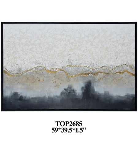 Crestview Collection CVTOP2685 Stormy Wall Art