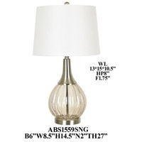 Crestview Collection ABS1559SNG Element 27 inch Table Lamp Portable Light thumb