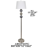 Crestview Collection ABS1576SNG Element 62 inch Floor Lamp Portable Light thumb