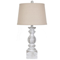 Crestview Collection AVP882WHSNG Element 25 inch Table Lamp Portable Light thumb