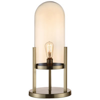 Crestview Collection CVABS1645 Malouf 23 inch 40.00 watt Soft Brass and Amber Pearl Done Lamp Portable Light, Large photo thumbnail