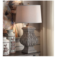 Crestview Collection CVAVP922 Madelyn 33 inch 150 watt Tarnished Metal Table Lamp Portable Light thumb