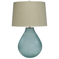 Crestview Collection CVIDZA019 Fisher 29 inch 150.00 watt Handfinished Frosted Blue Table Lamp Portable Light thumb