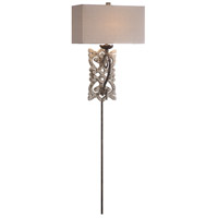 Crestview Collection CVW1P410 Mariposa 1 Light 8 inch Antique White and Bronze Wall Sconce Wall Light thumb