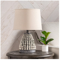 Crestview Collection EVLY1956 Amelia 22 inch 150.00 watt Handfinished Natural and Black Table Lamp Portable Light thumb