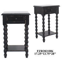 Crestview Collection FZR2831BKSNG Element End Table thumb