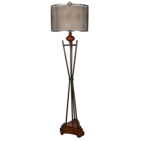 Crestview Collection CVAER995 Kenwood 67 inch 150 watt Iron and Wood Floor Lamp Portable Light thumb