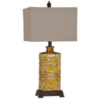 Crestview Collection CVAP1853 Chatham 29 inch 150 watt Antique Yellow Table Lamp Portable Light thumb
