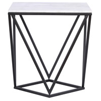 Crestview Collection CVFNR929 Baxter 22 X 20 inch Black and White End Table thumb