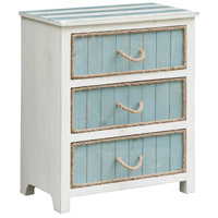 Crestview Collection CVFZR3560 South Shore Blueish Grey and White Chest thumb