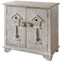 Crestview Collection CVFZR4108 Birdhouse Distressed Grey Cabinet thumb