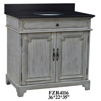 Crestview Collection CVFZR4116 Isabelle 36 X 22 X 35 inch Vanity Sink thumb