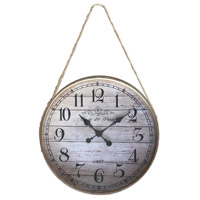 Crestview Collection CVTCK1156 Rustic 24 X 3 inch Wall Clock thumb