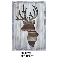 Crestview Collection CVTOP2611 Farm Carving Wall Art thumb