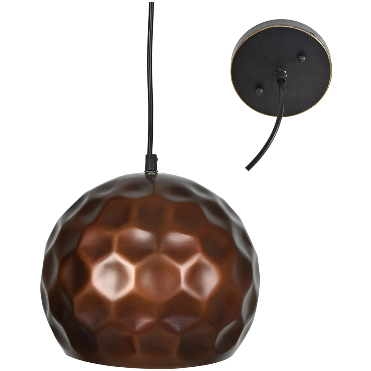 Crestview Collection CVAER1129 Aiden 8 inch Pendant Ceiling Light