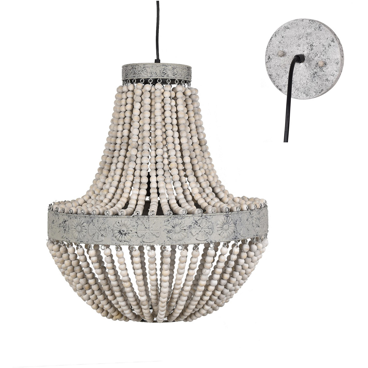 Crestview Collection CVAVP996 Andrea 19.25 inch Pendant Ceiling Light