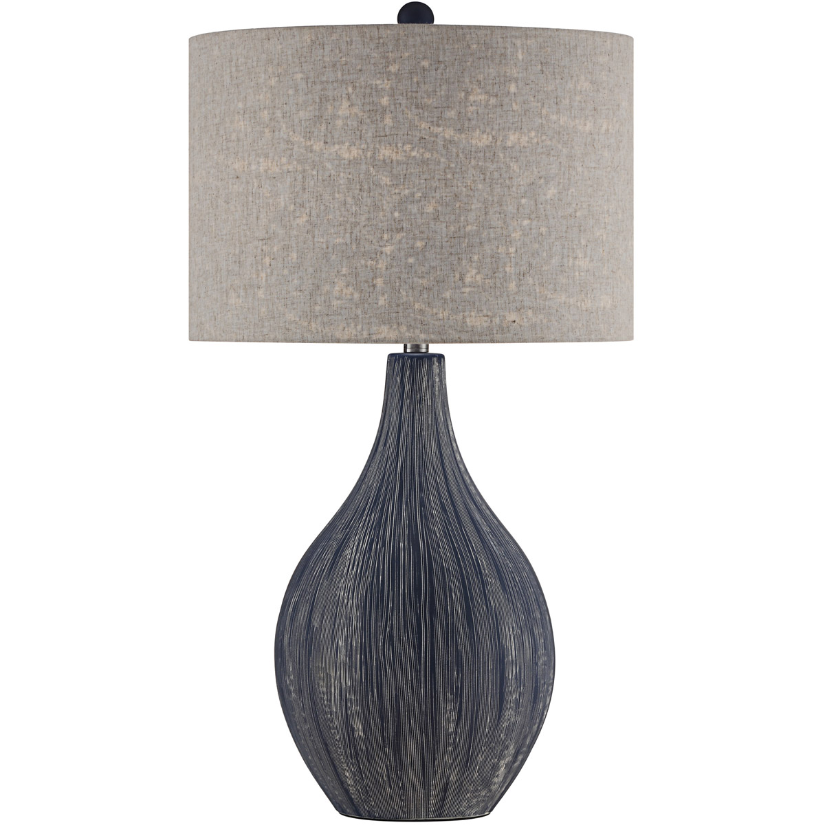 Crestview Collection CVAZP023B Dillon 32 inch 150.00 watt Nautical Navy Scratch Table Lamp Portable Light