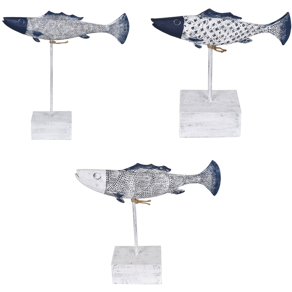 Crestview Collection CVDEP790 Crestview Statues, Set of 3