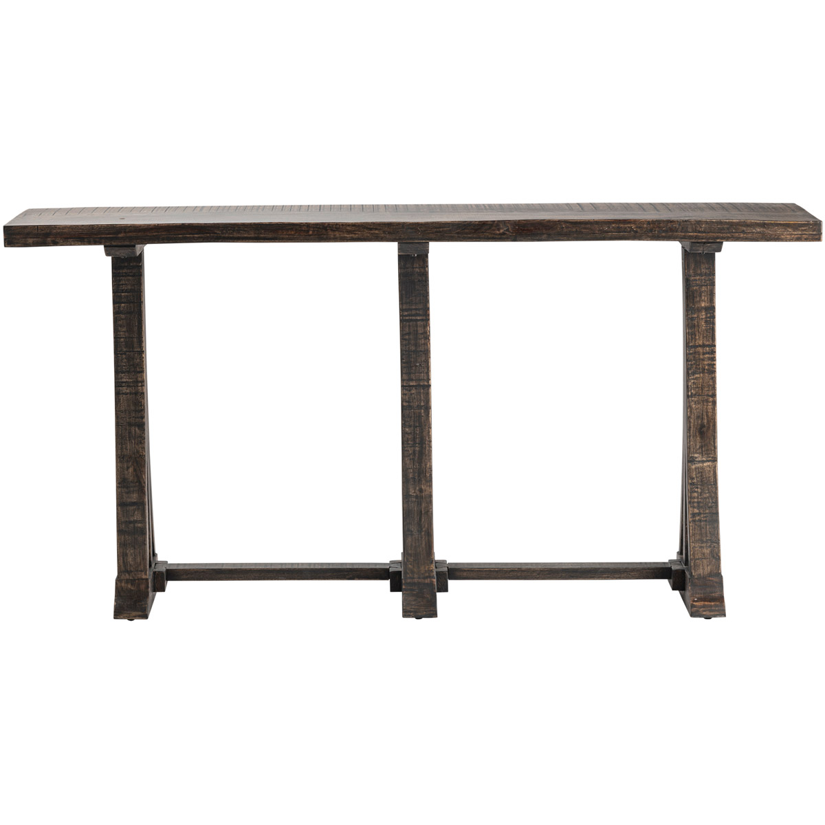 Crestview Collection CVFNR797 Alpine Console 76 X 17 inch Dark Brown Console Table