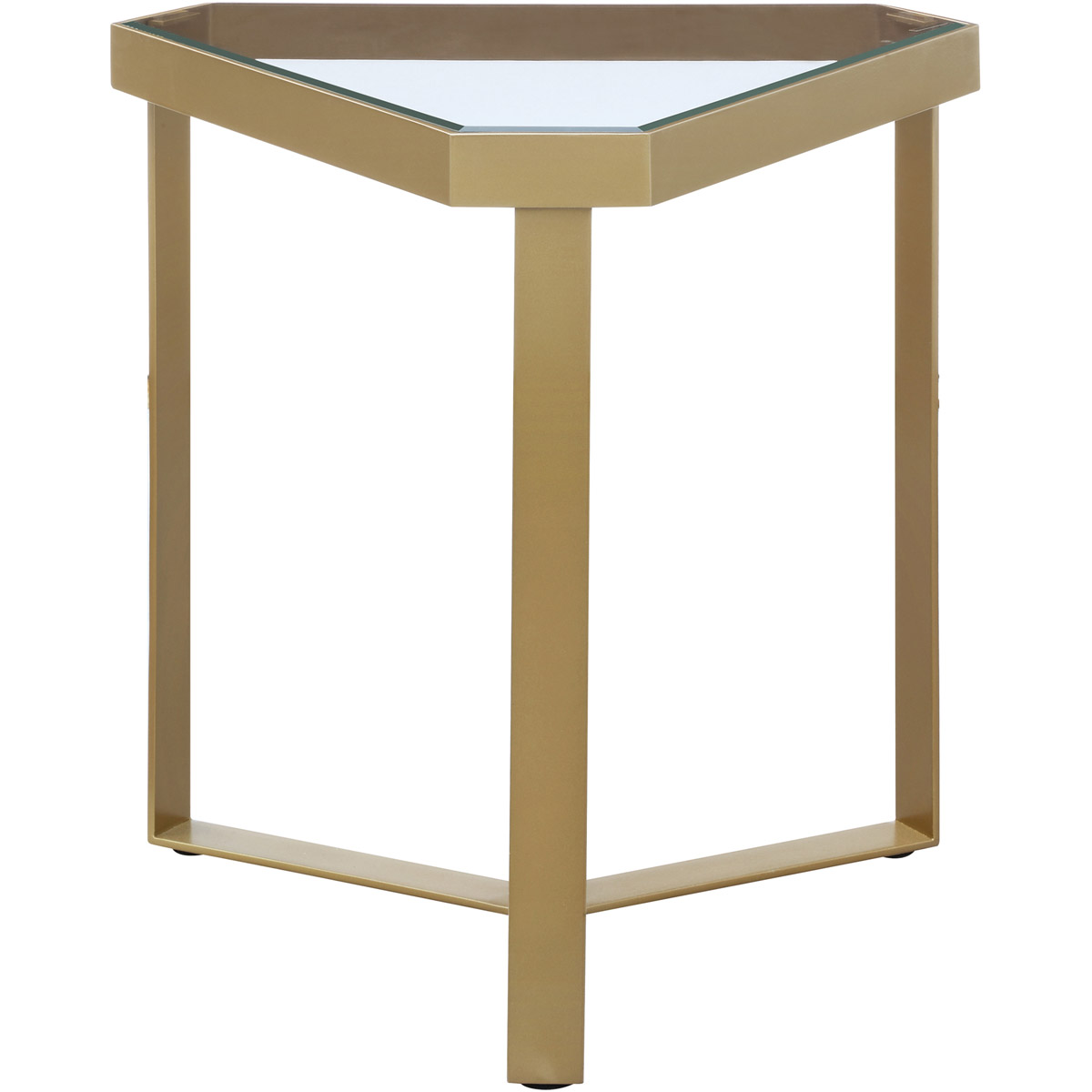 Crestview Collection CVFZR4002 Melrose 20 X 18 inch Gold Accent Table