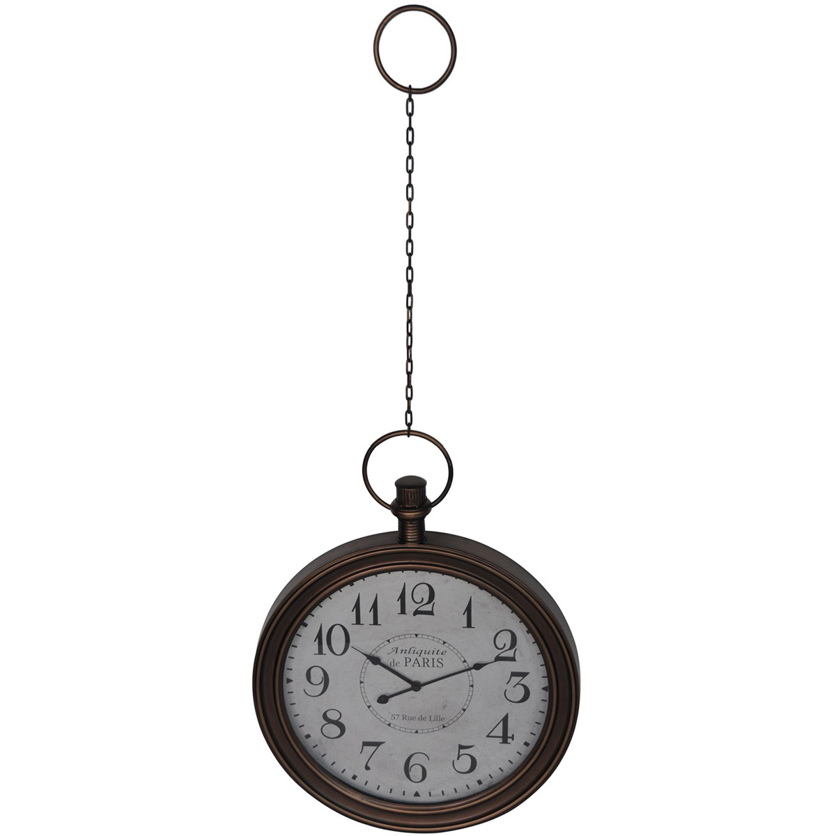 Crestview Collection CVTCK1097 Pocket Watch 20.75 X 2.5 inch Wall Clock