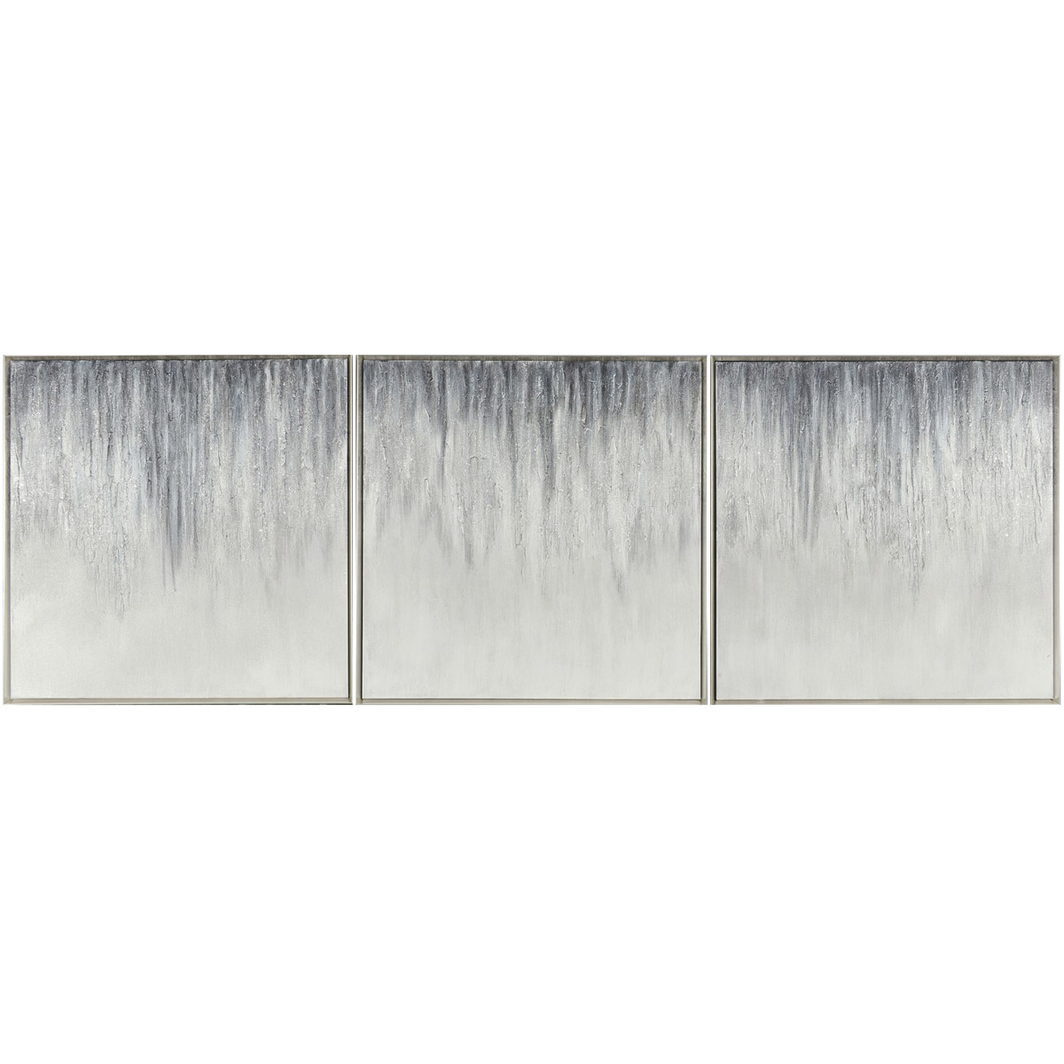 Crestview Collection CVTOP2791 Triple Threat Multi-Color Canvas, Set of 3