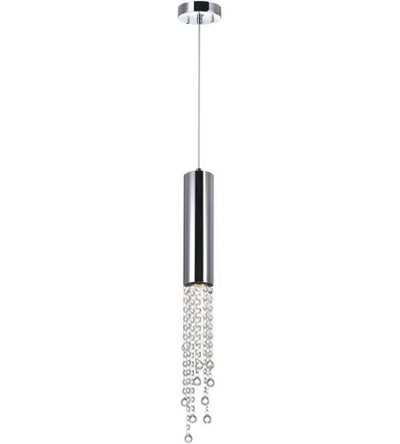 Cwi Lighting 5081p5c R Extended 1 Light 5 Inch Chrome Pendant