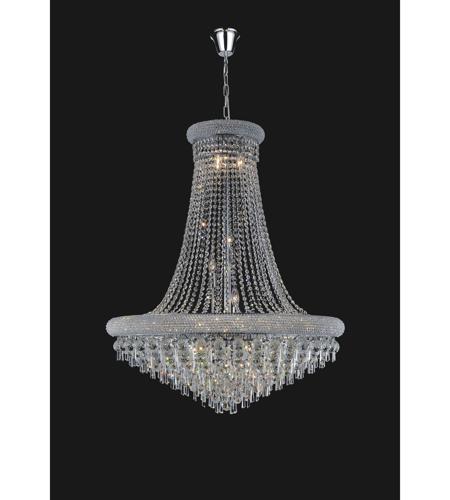 Cwi Lighting 8040p36c Kingdom Light 36 Inch Chrome Down Chandelier Ceiling Light