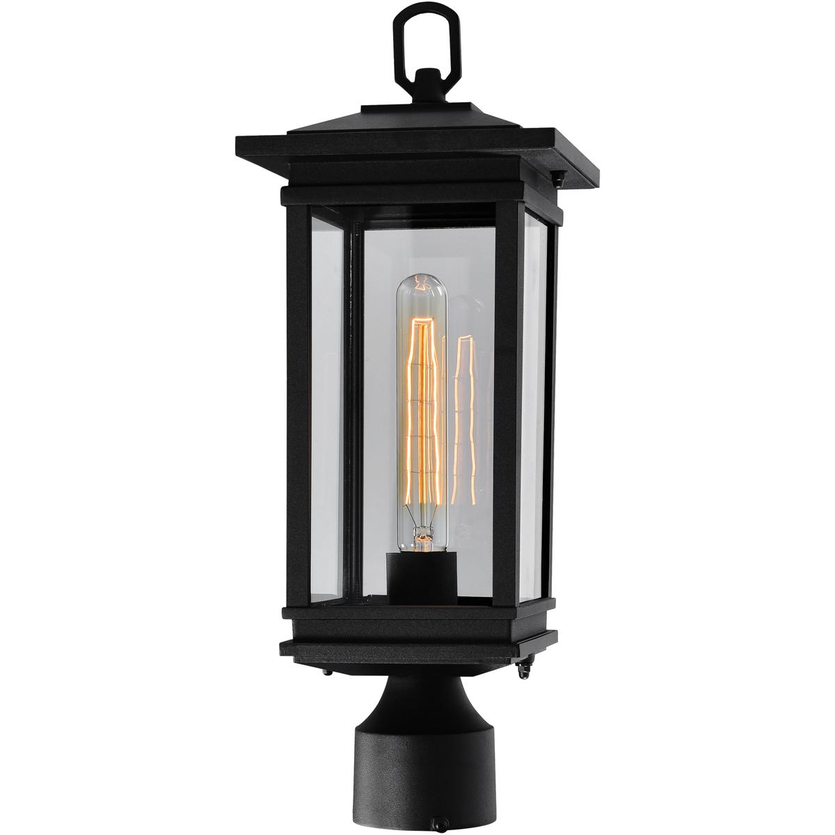 CWI Lighting 0422PT7-1-101 Oakwood 1 Light 17.5 inch Black Outdoor Lantern Head