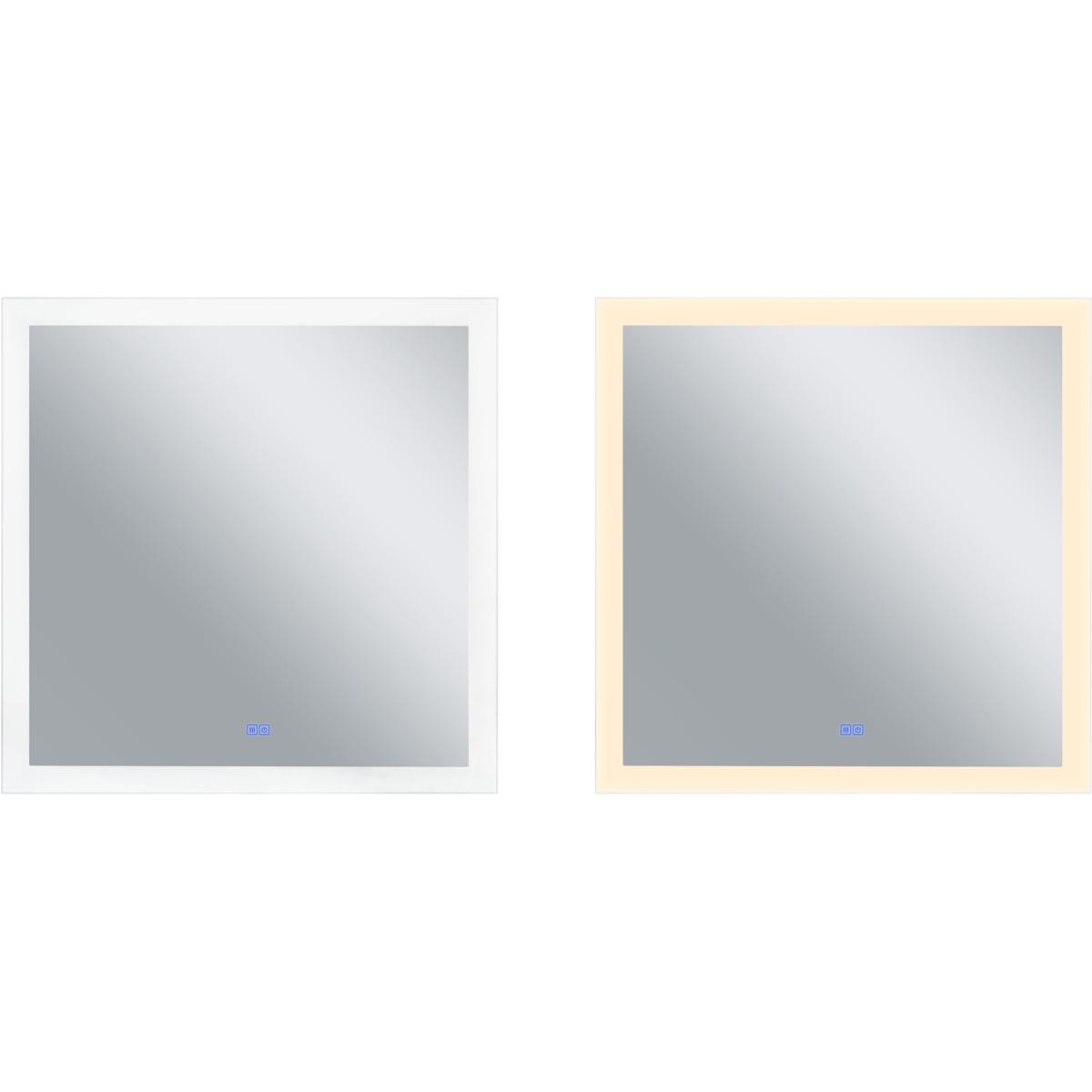 CWI Lighting 1233W3636 Abigail 36 X 355 inch Matte White Mirror Square