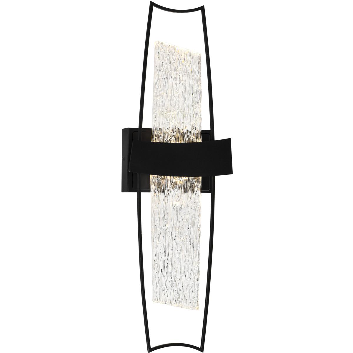 CWI Lighting 1246W8-101 Guadiana LED 8 inch Black Wall Light