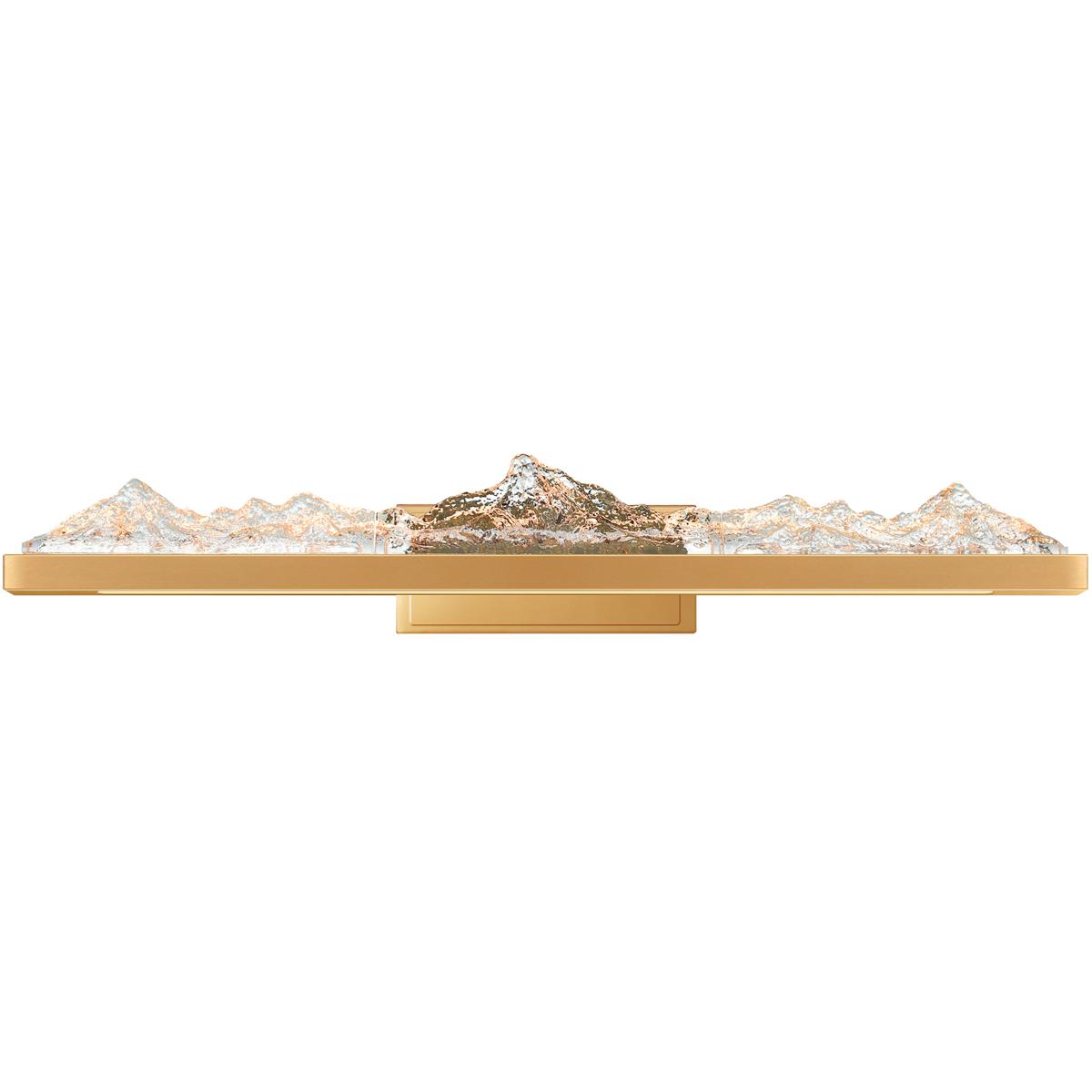 CWI Lighting 1601W36-624 Himalayas LED 36 inch Brass Vanity Light Wall Light