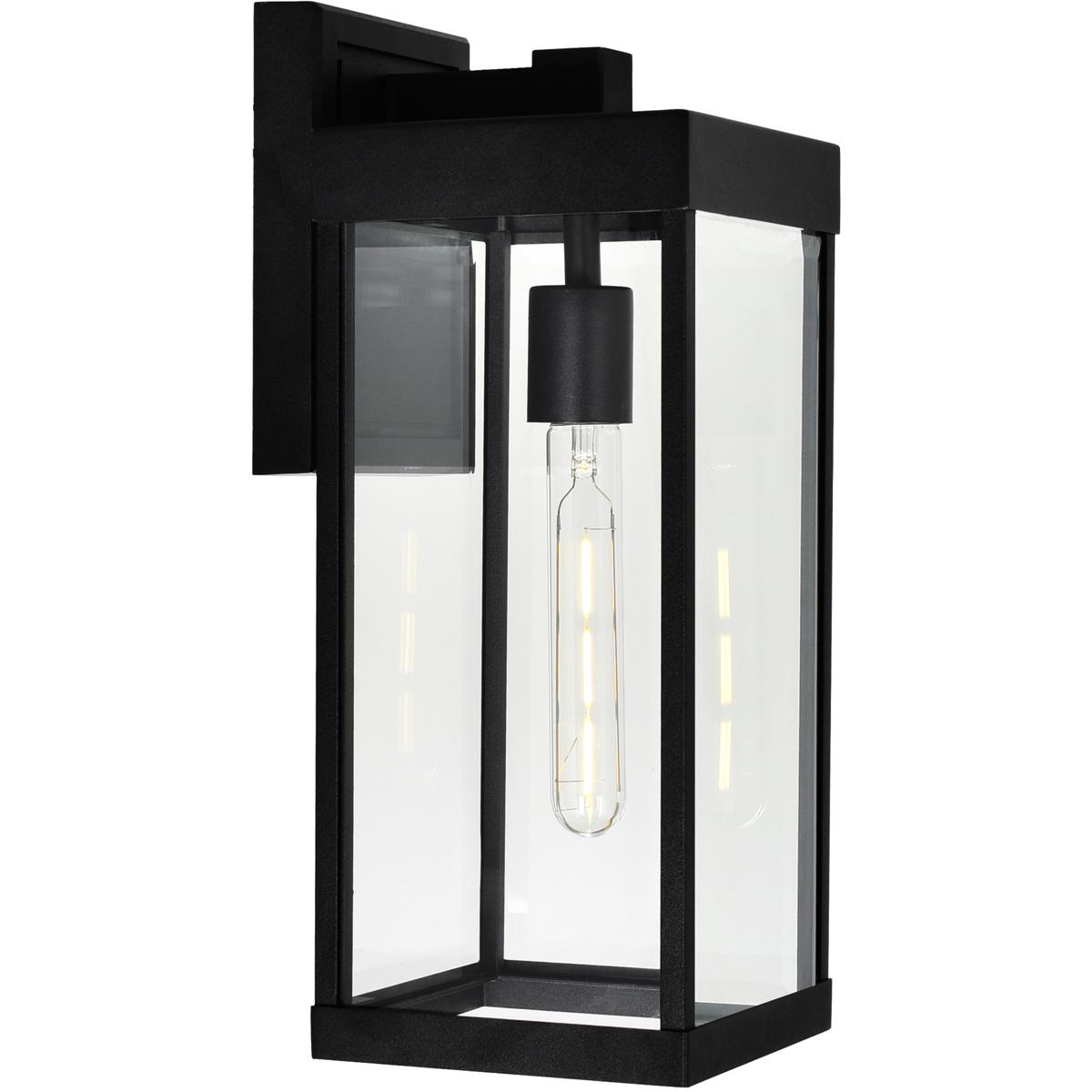 Lighting New York 1695W7-1-101 CWI Lighting Windsor 1 Light 21 inch Black Outdoor Wall Light 1695W7-1-101 - Open Box