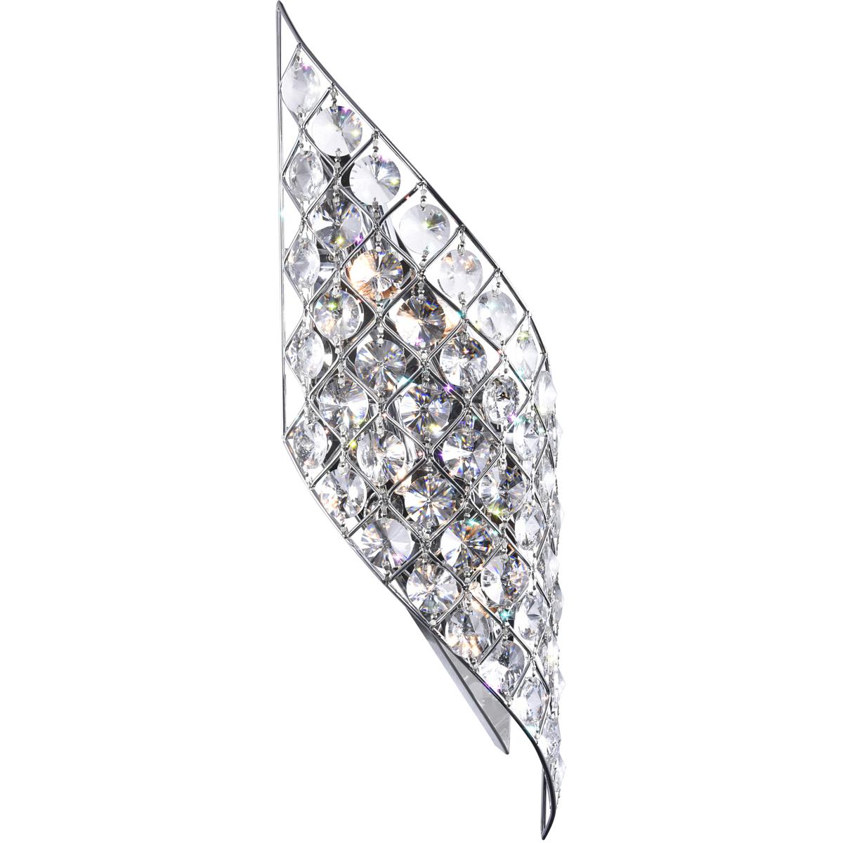 CWI Lighting 5021W7B-L(C) Chique LED 7 inch Chrome Wall Light