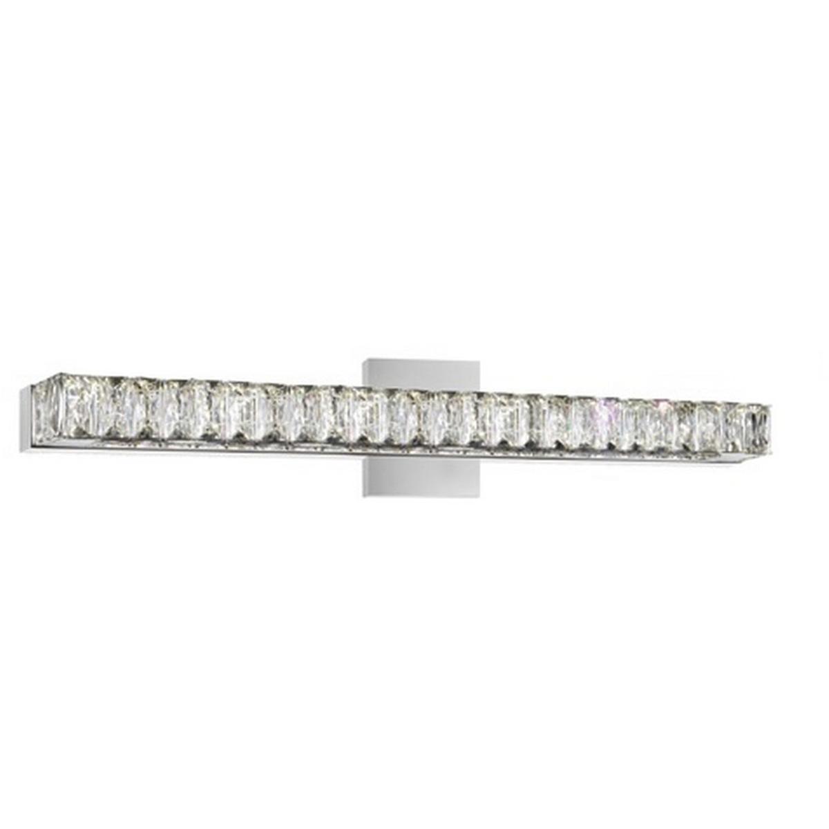 CWI Lighting 5624W24ST Milan LED 24 inch Chrome Vanity Light Wall Light