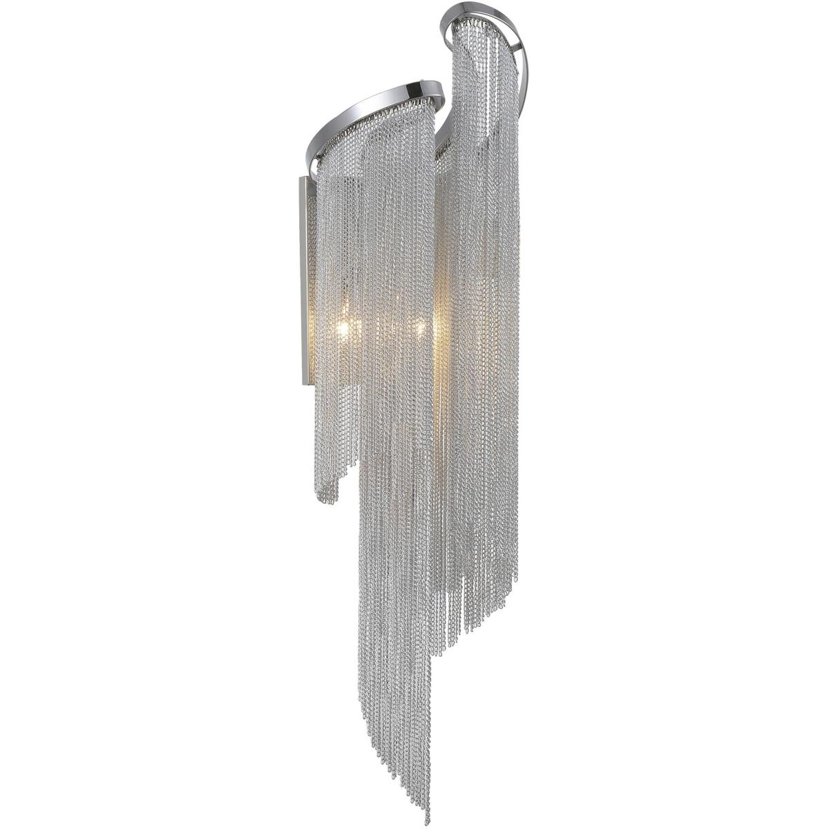 CWI Lighting 5650W9C-A Daisy 2 Light 9 inch Chrome Wall Light
