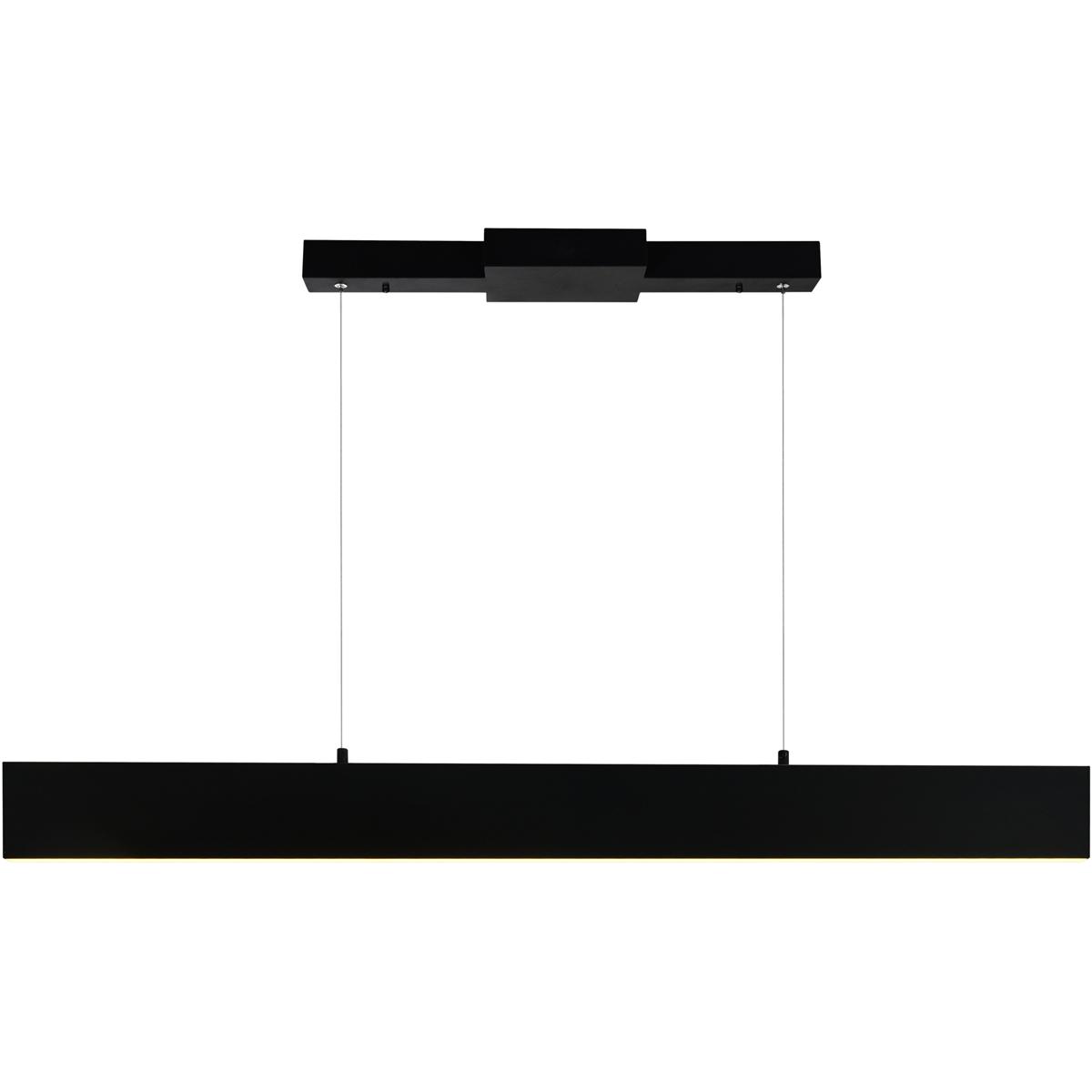 CWI Lighting 7145P36-1-253-RC Krista LED 36 inch Satin Black Pool Table Light Ceiling Light