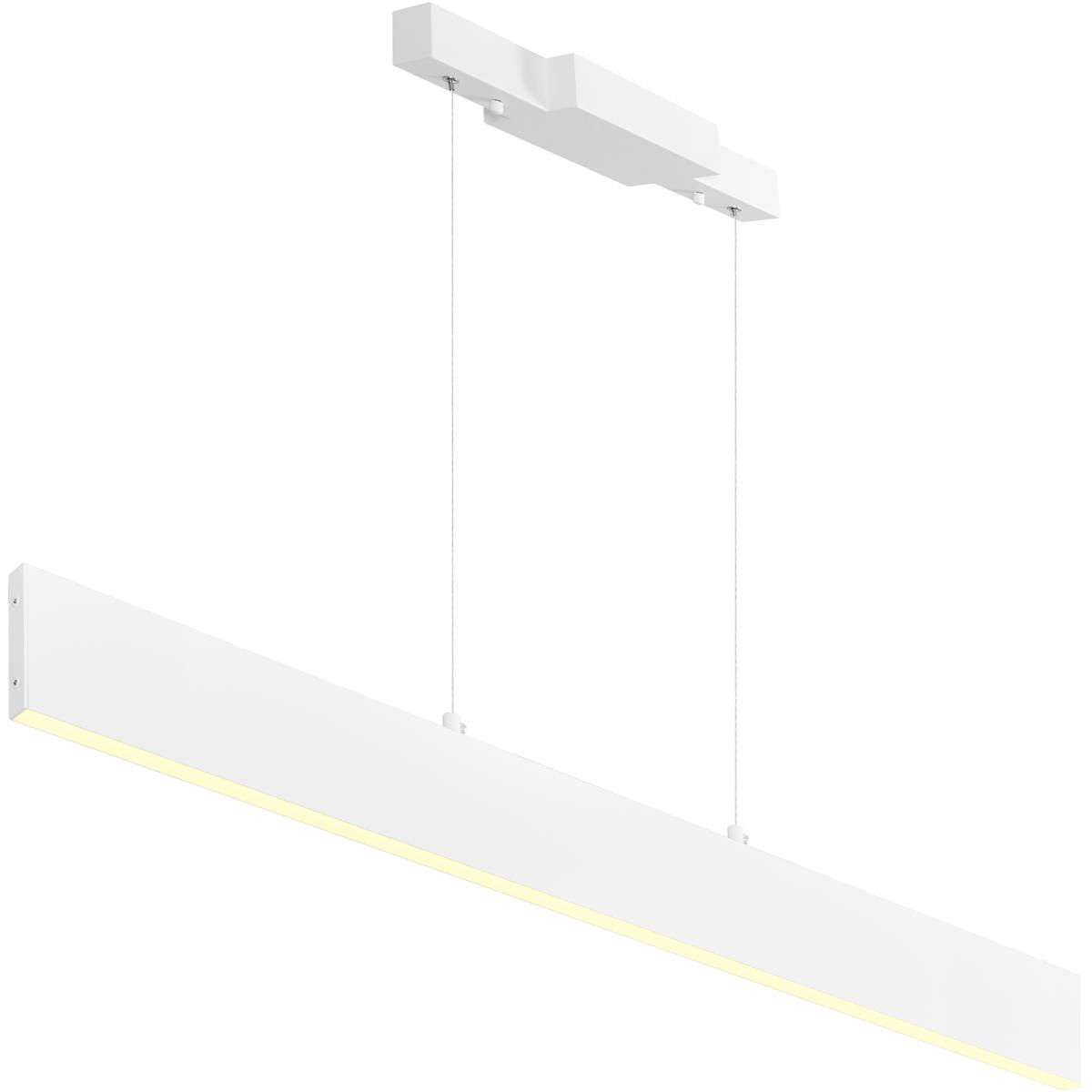 Lighting New York 7145P36-1-266-RC CWI Lighting Krista LED 36 inch Satin White Pool Island Light Ceiling Light 7145P36-1-266-RC - Open Box
