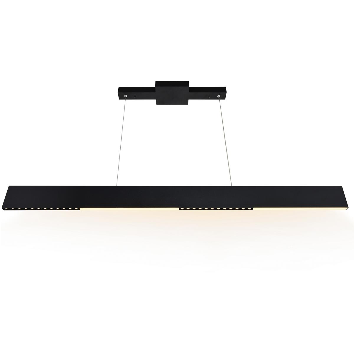 CWI Lighting 7145P42-B-101 Bellagio LED 42 inch Black Island/Pool Table Light Ceiling Light