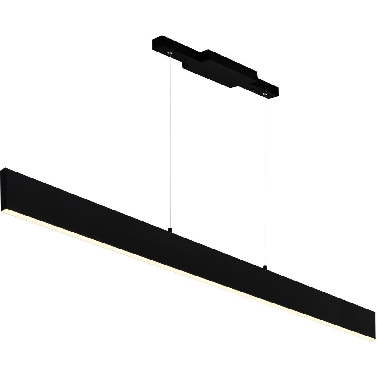 CWI Lighting 7145P47-1-253-RC Krista LED 47 inch Satin Black Pool Table Light Ceiling Light
