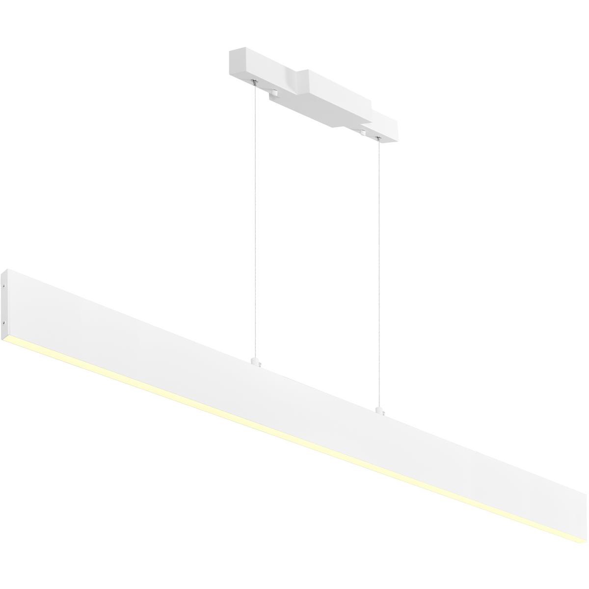 CWI Lighting 7145P47-1-266-RC Krista LED 47 inch Satin White Pool Table Light Ceiling Light