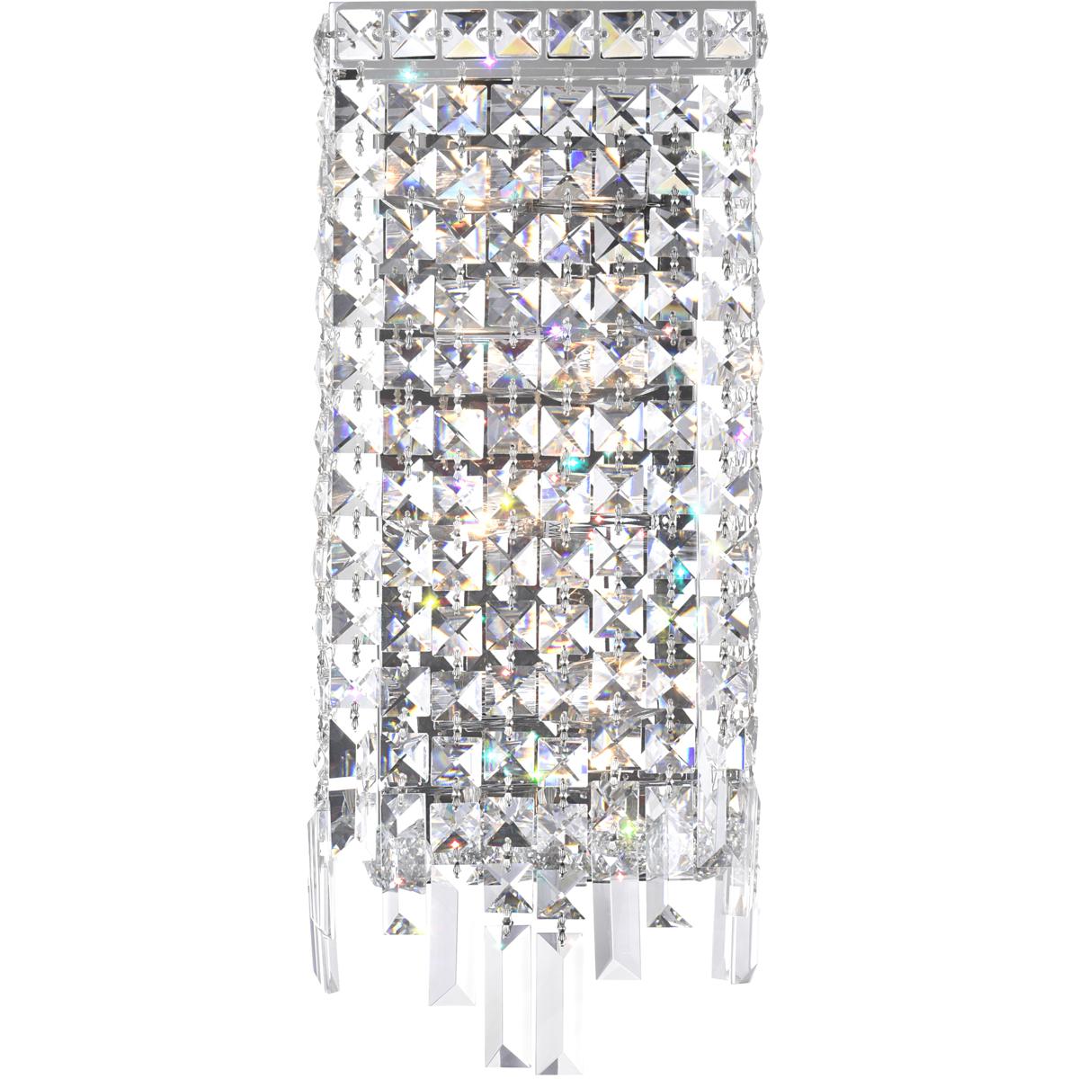 CWI Lighting 8031W7C Colosseum 4 Light 7 inch Chrome Wall Light
