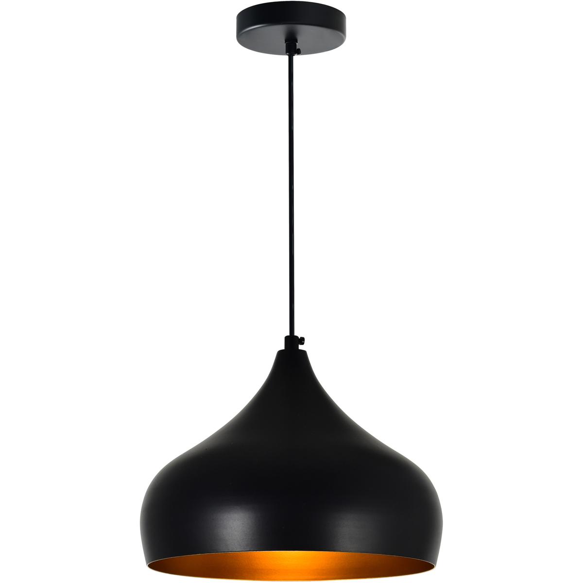 CWI Lighting 9633P9-1-101 Dynamic 1 Light 9 inch Black Down Pendant Ceiling Light