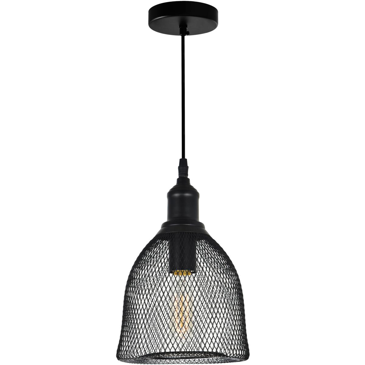CWI Lighting 9638P7-1-101 Drea 1 Light 7 inch Black Down Mini Pendant Ceiling Light