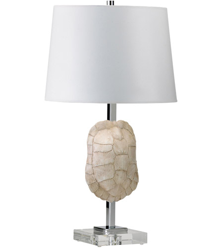 Cyan Design 04105-1 Tortoise Shell 26 inch 14.00 watt White Table Lamp Portable Light, with LED photo