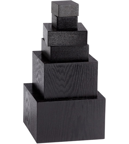 Cyan Design 05483 Signature 9 X 9 inch Black Veneer Pedestal photo