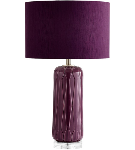 Cyan Design 07454 Violetta 29 inch 100.00 watt Purple Table Lamp Portable Light photo