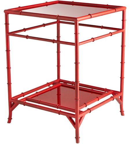 Cyan Design 07649 Akira 25 X 18 inch Chinese Red Side Table